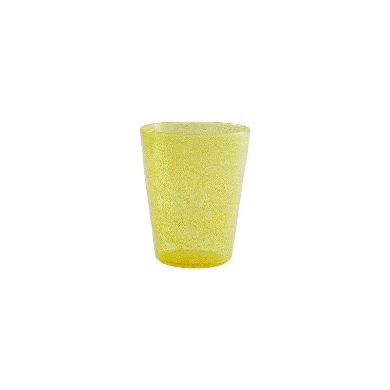 Bicchiere tumbler acqua yellow transparent Memento Synth in metacrilato 0,33L