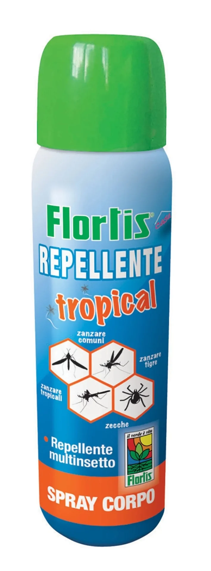 Antizanzare spray repellente Flortis Tropical 100 ml