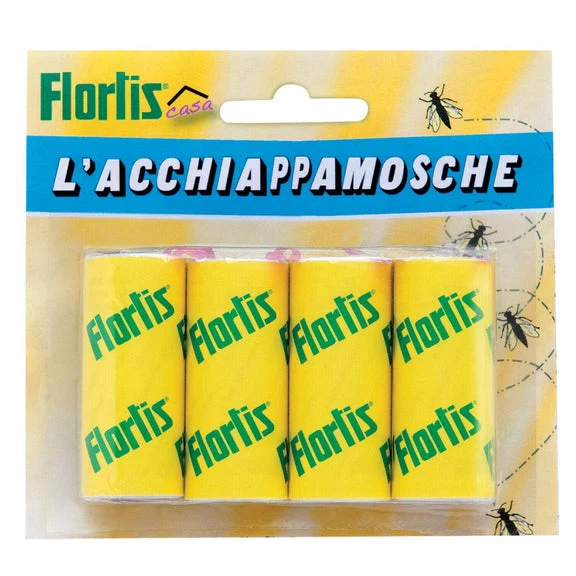 Acchiappamosche strisce Flortis 4 pz