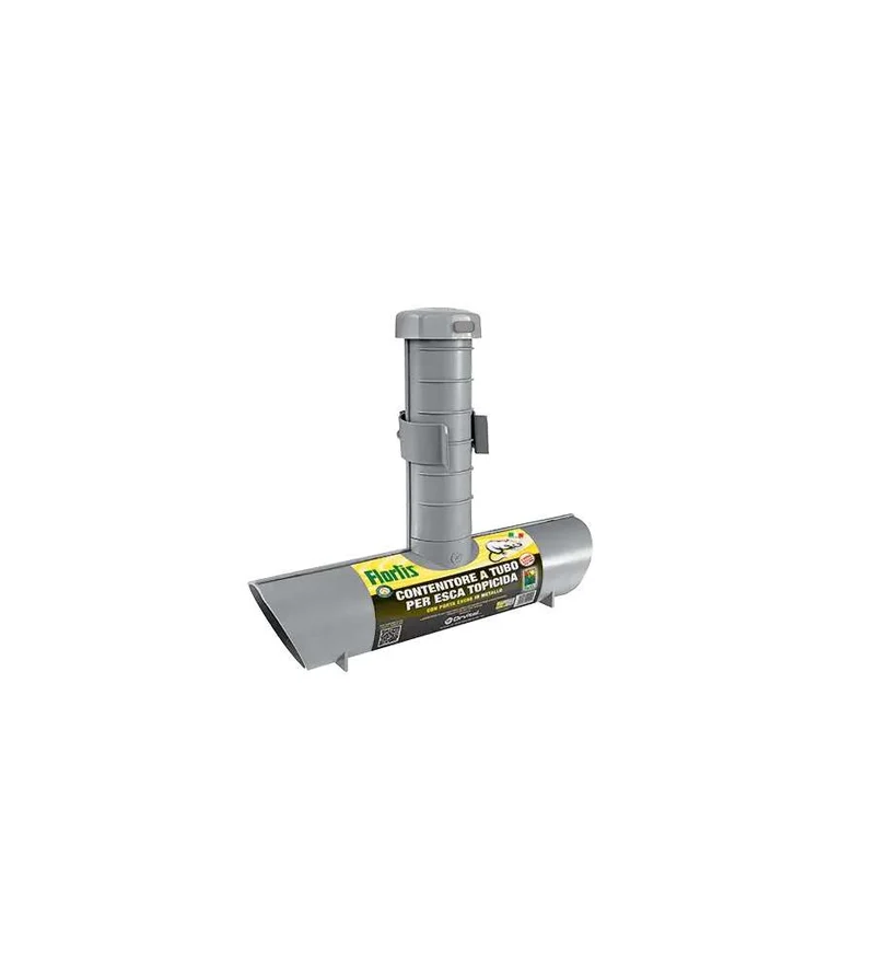 Contenitore a tubo per esche topicide Flortis