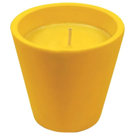 Caribe bicchiere in terracotta con citronella