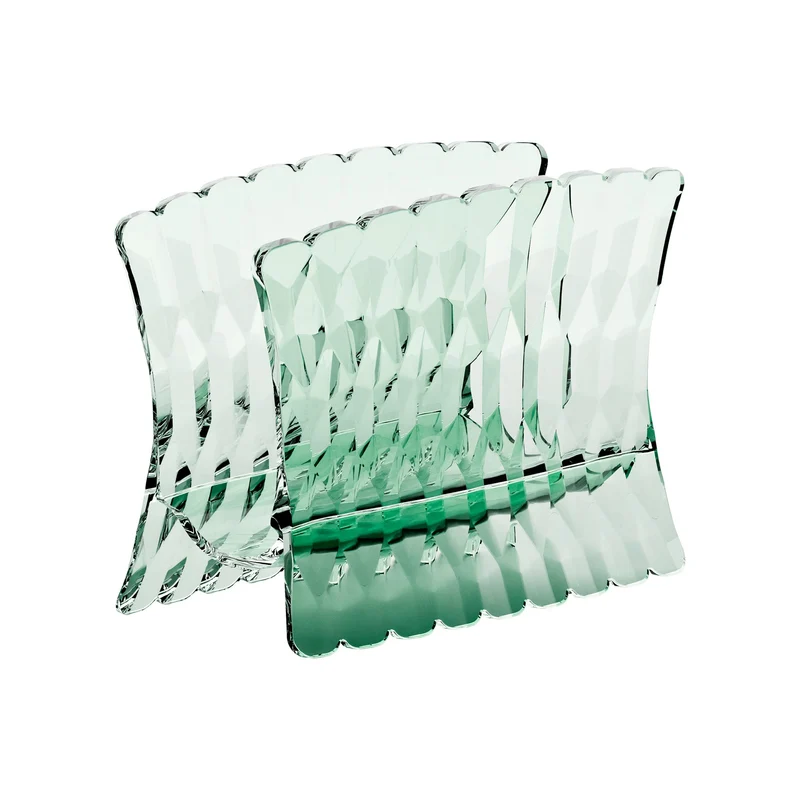 Portatovaglioli Vanity colore verde matcha 15,2x7,6x h11 cm