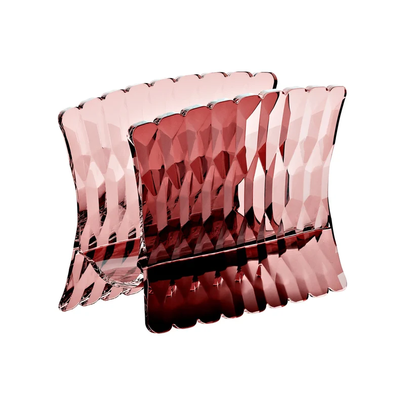 Portatovaglioli Vanity colore malva 15,2x7,6x h11 cm