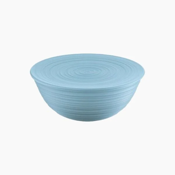 Contenitore con coperchio Tierra L ø25 color celeste