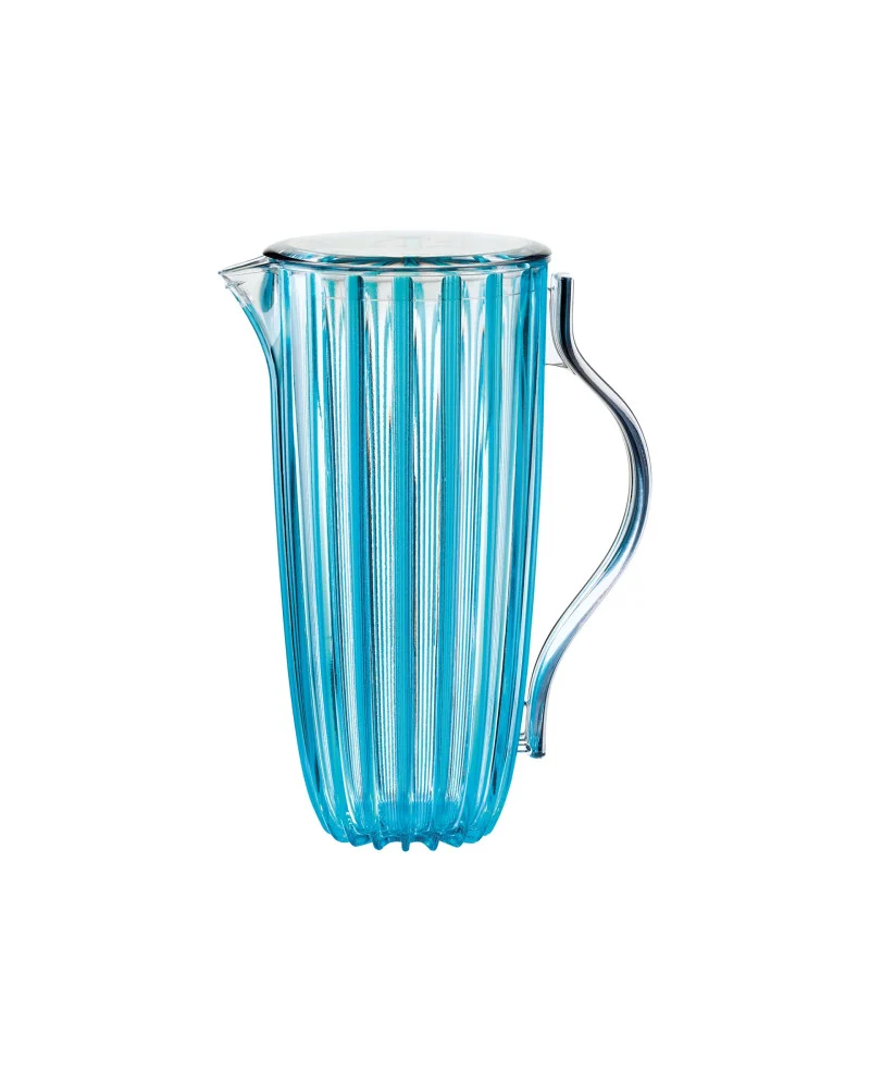 Caraffa con coperchio pin-up colore azzurro 19,5 x 13 x H 27 cm