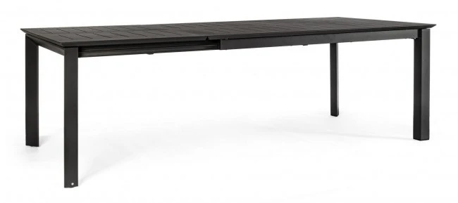 Tavolino allungabile Konnor antracite m 160-240x100x76h