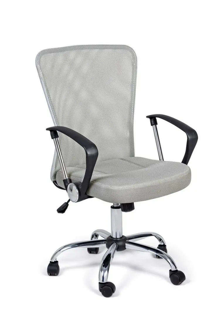 Sedia da ufficio Brisbane grigio chiaro cm 57,5x57,5x96-106h