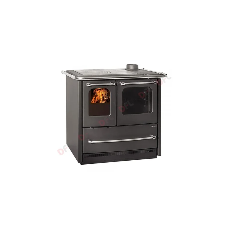 Cucina legna sovrana easy evo2 nero
