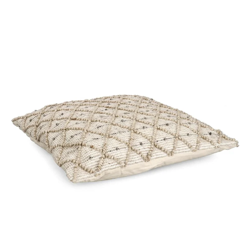 Cuscino bianco-naturale 80x80 cm