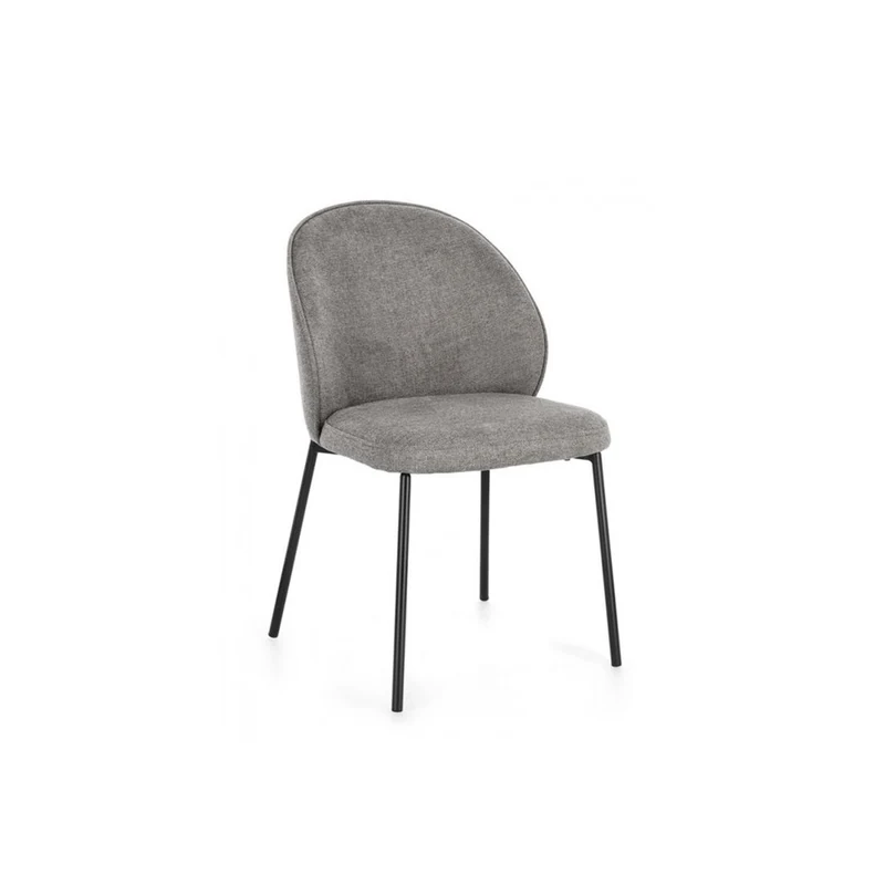 Sedia pieghevole grigio scuro 54x60x83 cm