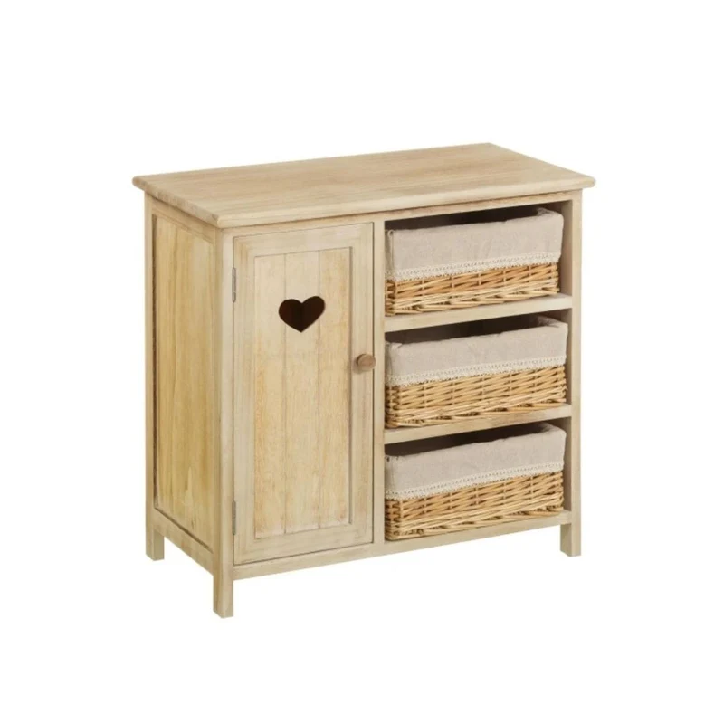 Mobile 1 anta e 3 cesti country - 56x30x55 cm