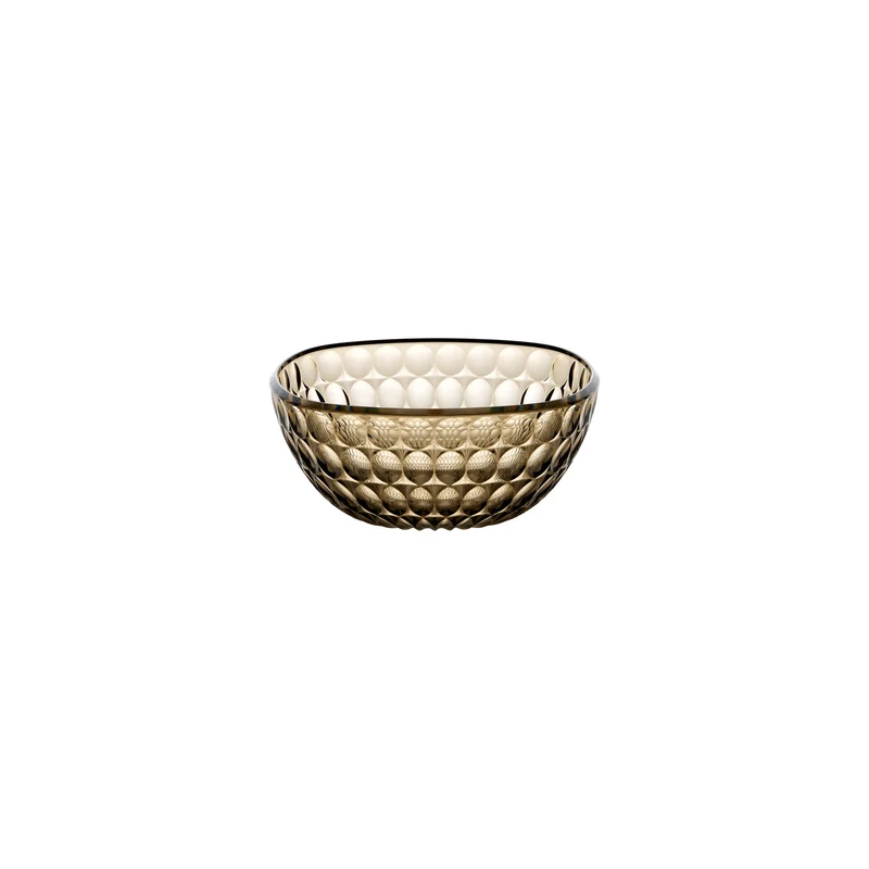Contenitore Vanity Ø16 cm colore fumo 16 x 16 x H 7 cm