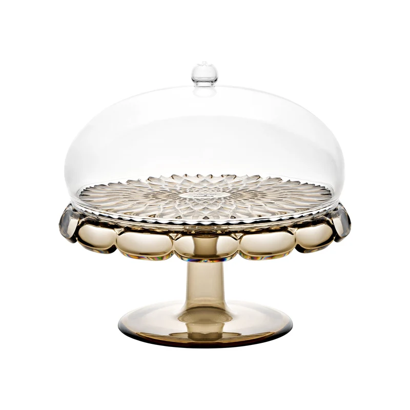 Alzata con campana Vanity colore fumo D.30xh27,7 cm