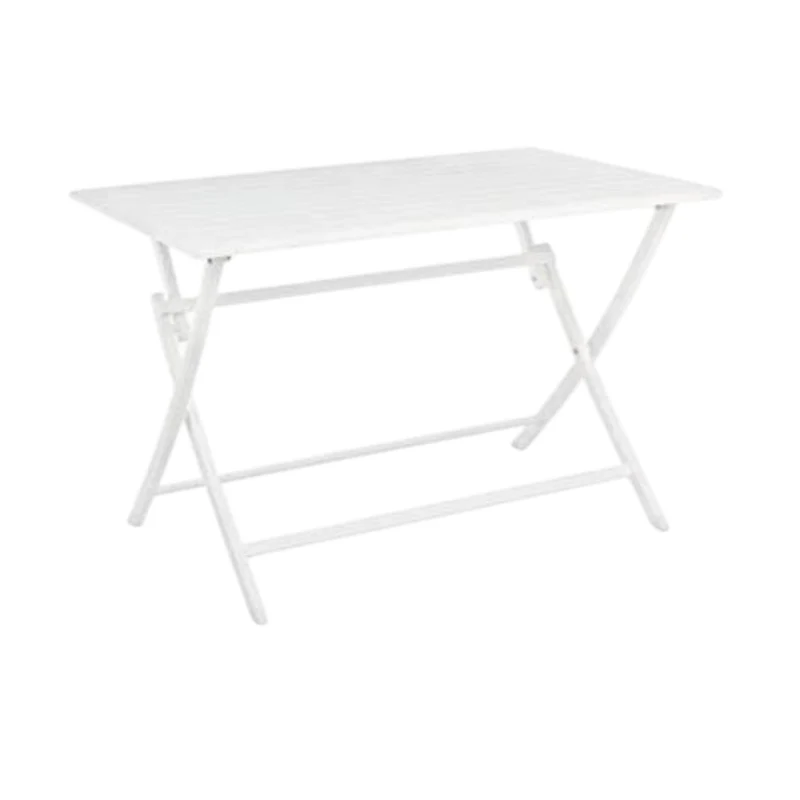 Tavolo pieghevole "Elin" 110x70 cm bianco
