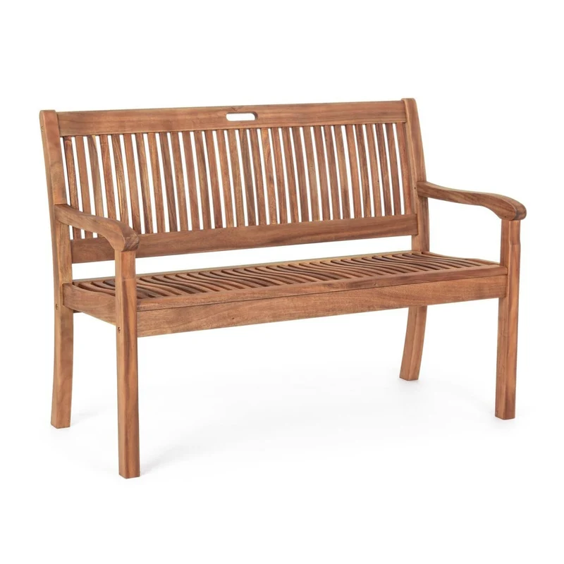 Panchina da giardino 120x60x88 cm in legno