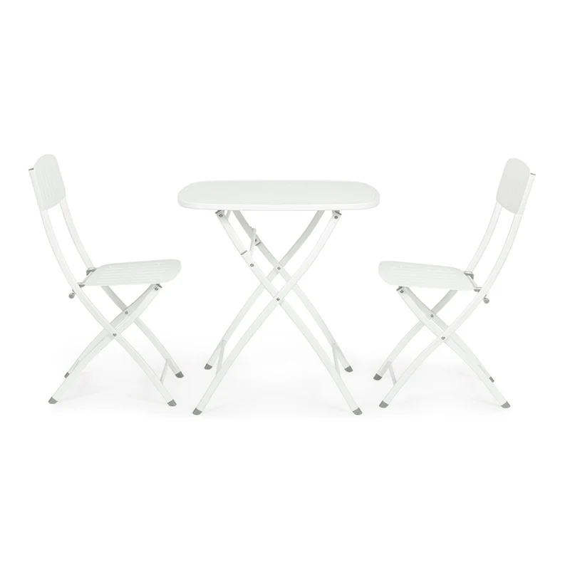 Set 3 pezzi Bistrot terracotta 44x50x85 cm