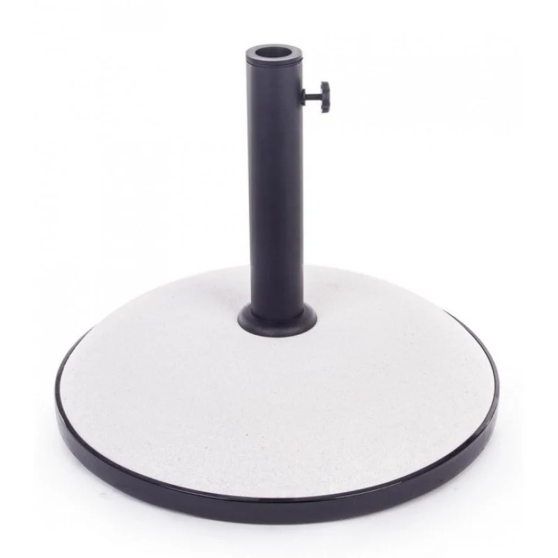 Base in cemento per ombrellone Barry da 30kg bianco