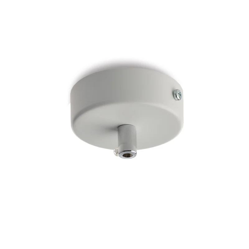 Rosone multicavo in ferro bianco diametro 8 con 1 foro H.3 - Ø8