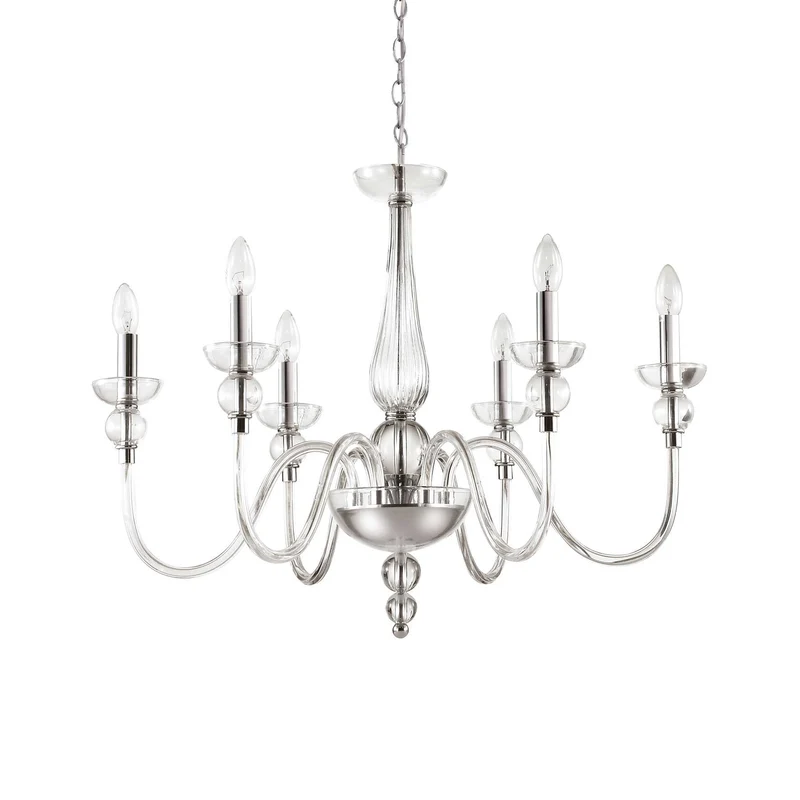 Lampada sospensione DOGE trasparente D750xH820-1500mm