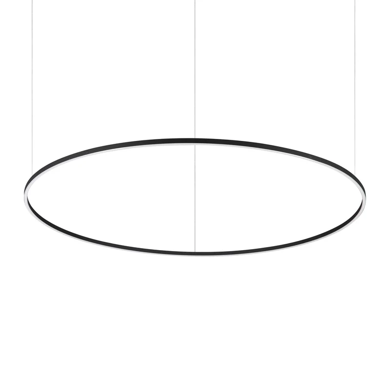 Lampada a Sospensione Nera D1500 x H275-2025mm, 76W