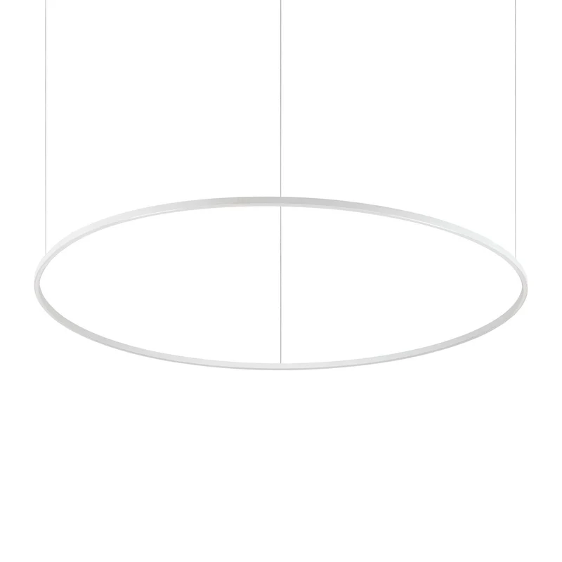 Lampada Sospensione Bianca Ø1500 H275-2025 mm 89W (1)