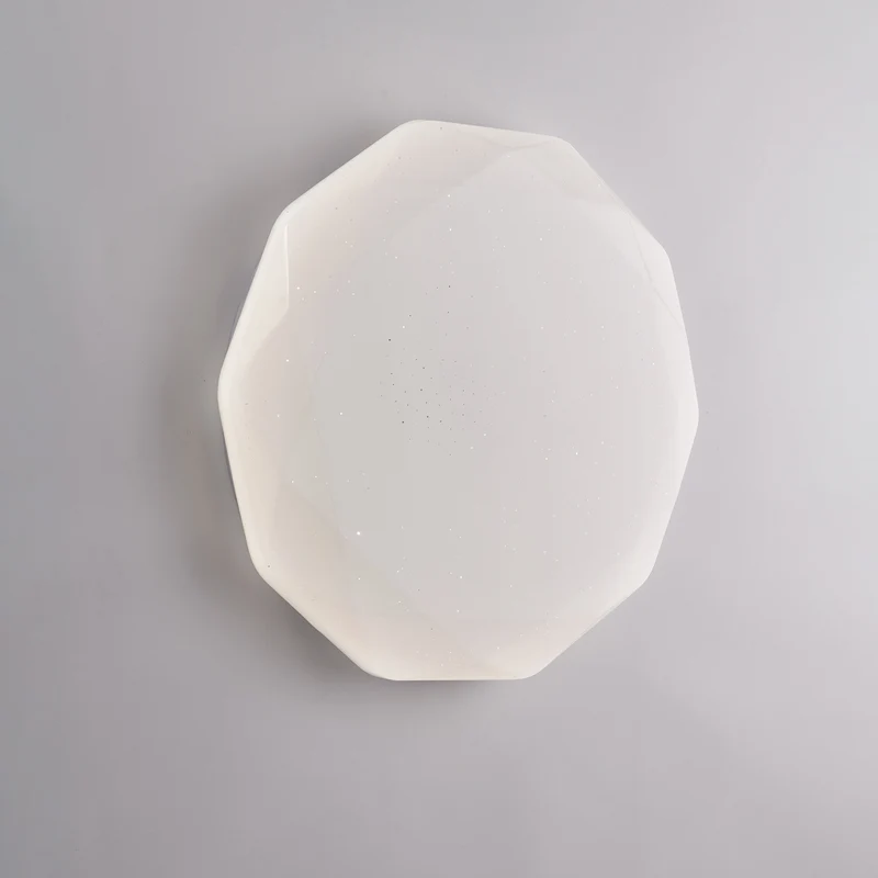 Plafoniera in acrilico bianco diametro 40 con led integrato CCT + telecomando H.7 - Ø 40