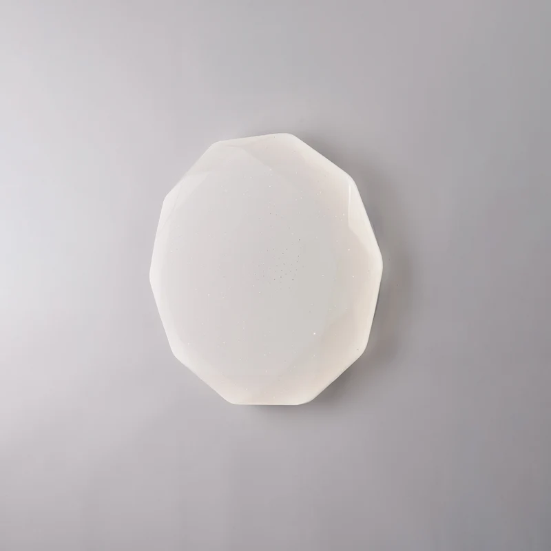 Plafoniera in acrilico bianco diametro 30 con led integrato CCT + telecomando H.7 - Ø 30