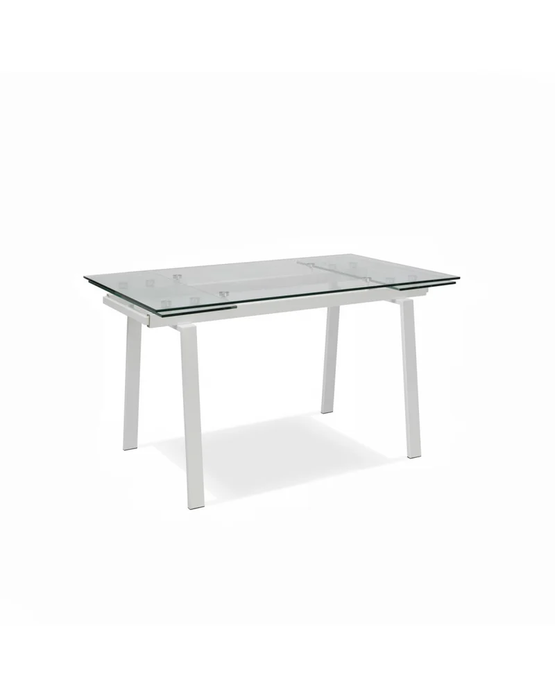 Tavolo Allungabile Tommy 140-200x80 cm, Gambe Bianco