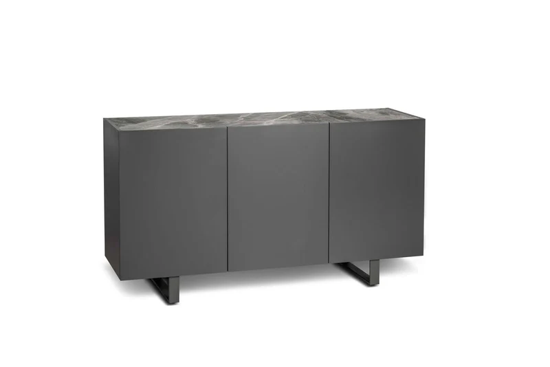 Madia 3 ante grigio-grigio scuro 45 cm x 150 cm H. 85 cm