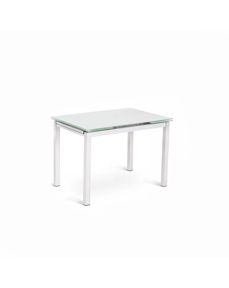 Tavolo Allungabile Baud 130-200x80 cm Bianco