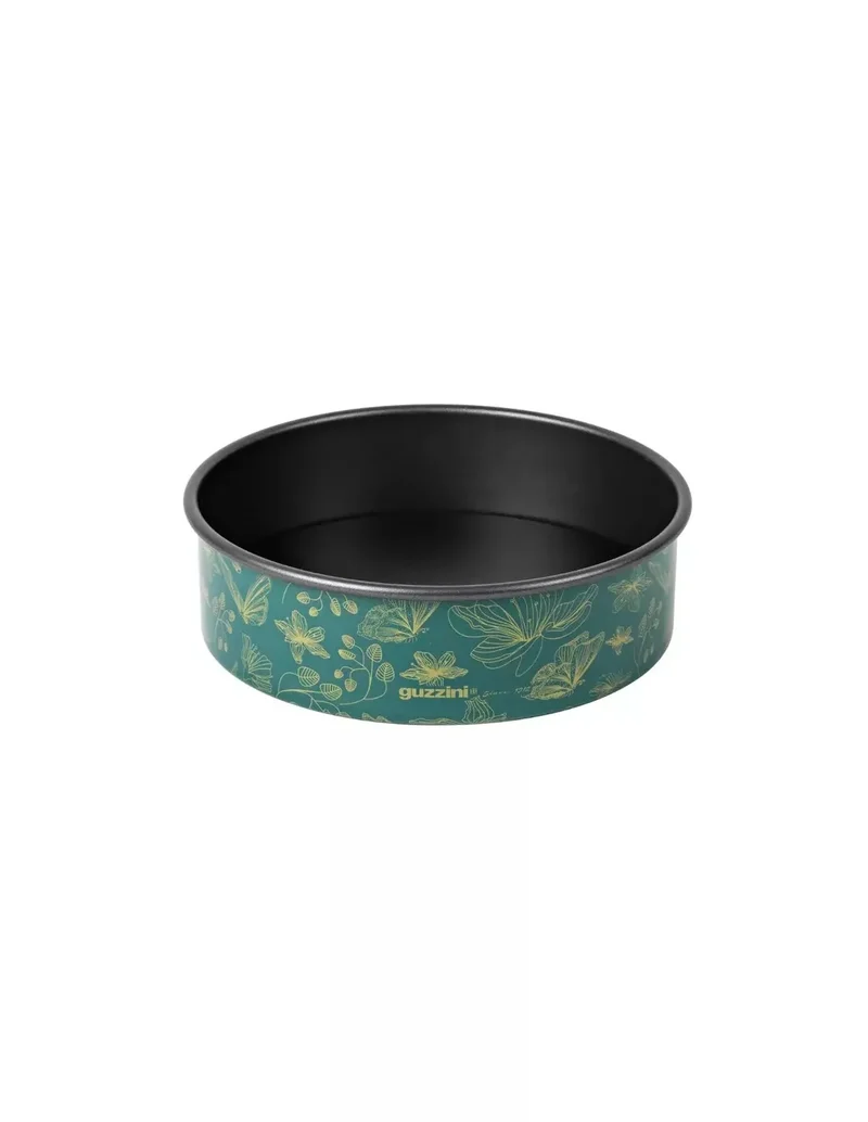 Stampo da forno verde 20 cm con fondo amovibile