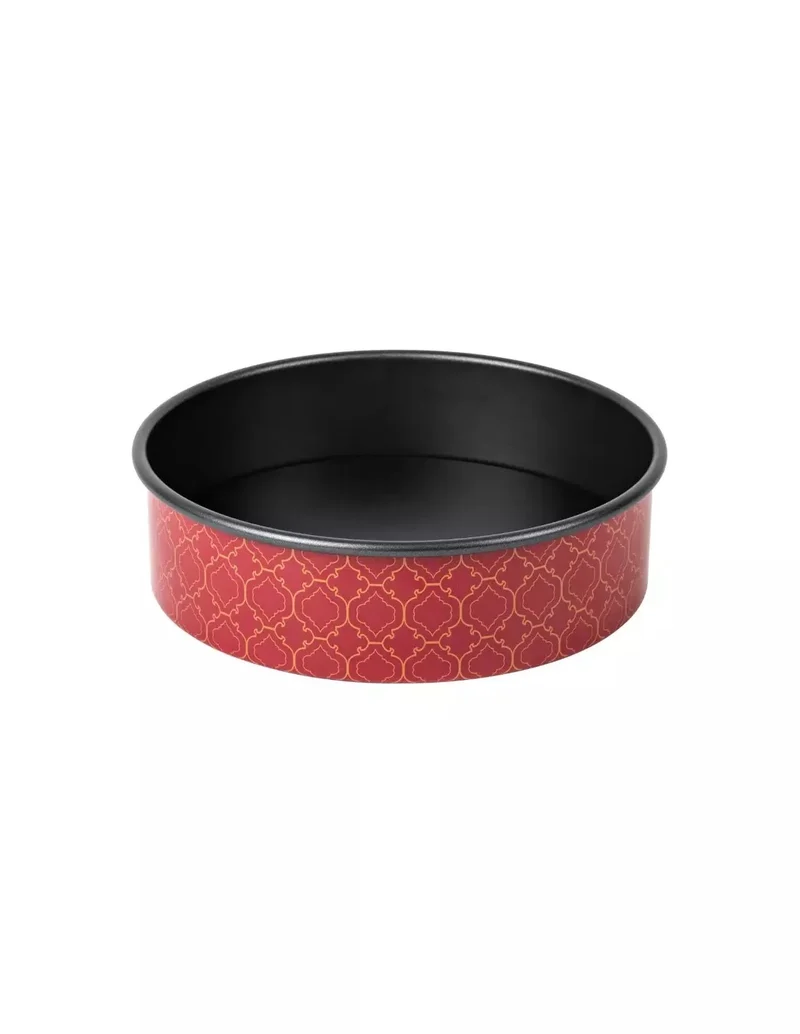 Stampo da forno rosso 23 cm con fondo amovibile
