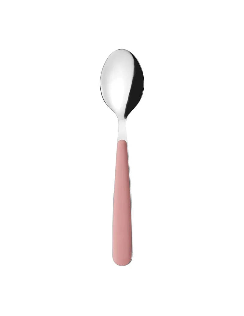 Cucchiaio da tavola in acciaio inox rosa