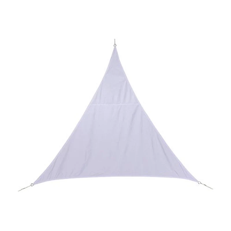 Tenda da Sole Triangolare Impermeabile in Tessuto 5x5x5 m - Bianco