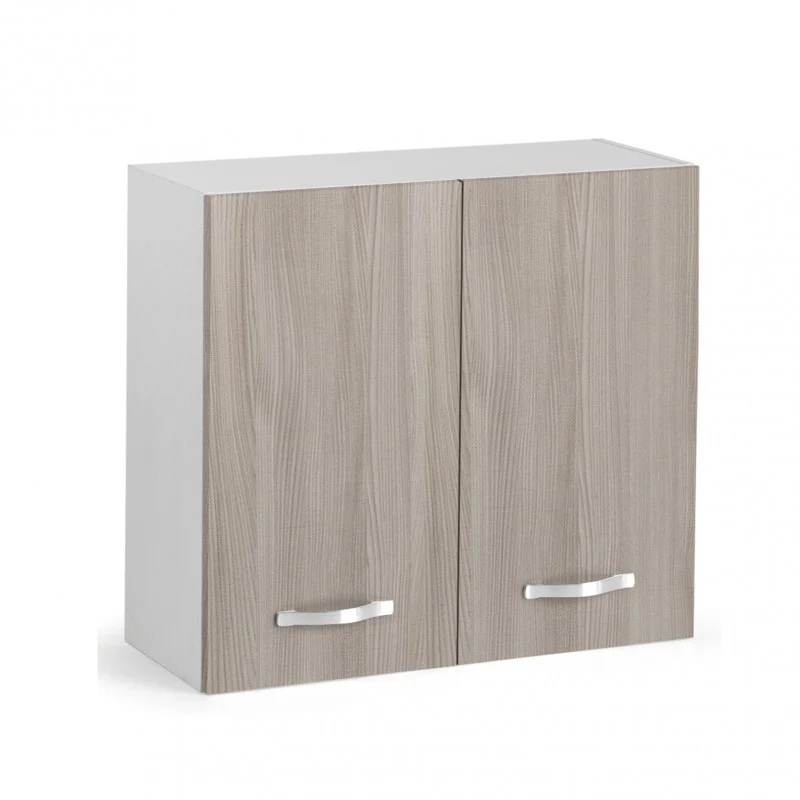 Pensile Cucina Componibile Bianco con 2 Ante Olmo 80x30xH 72