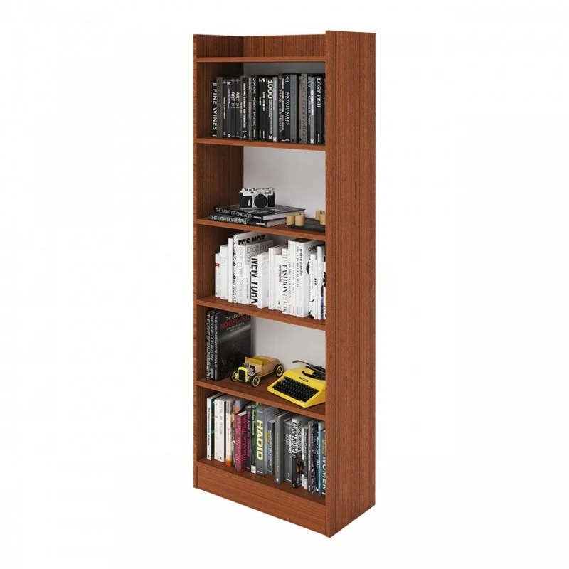 Libreria Alessia noce - 180x64x29 cm