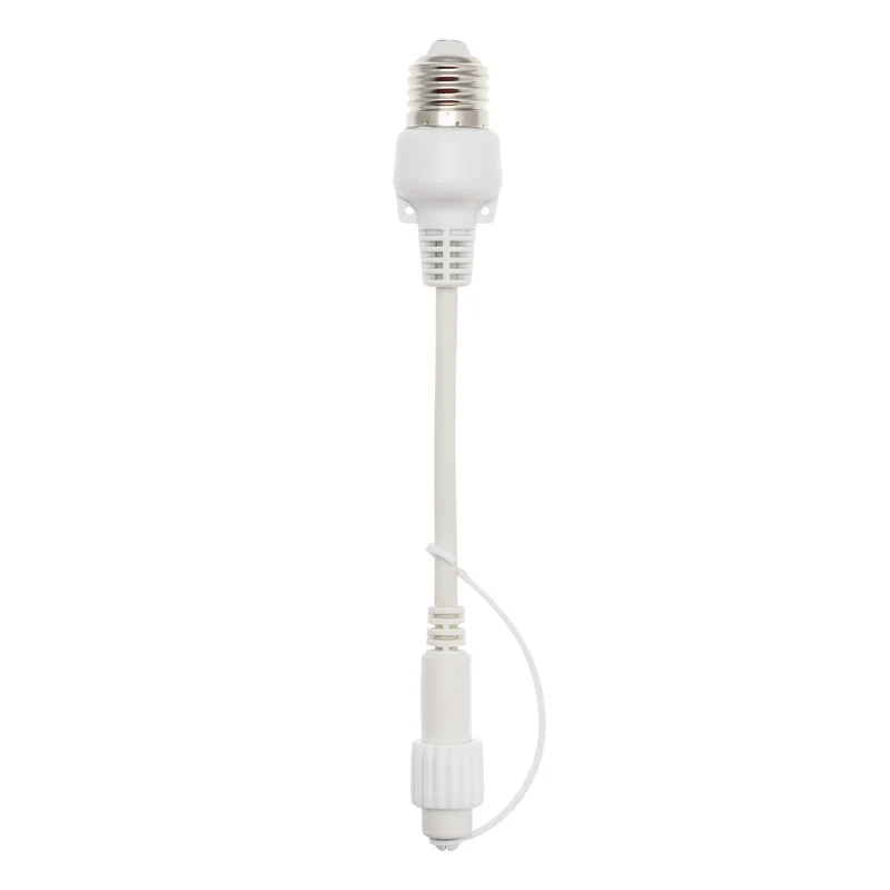 Connettore E27 20cm 1 uscita max 15W – Corpo bianco