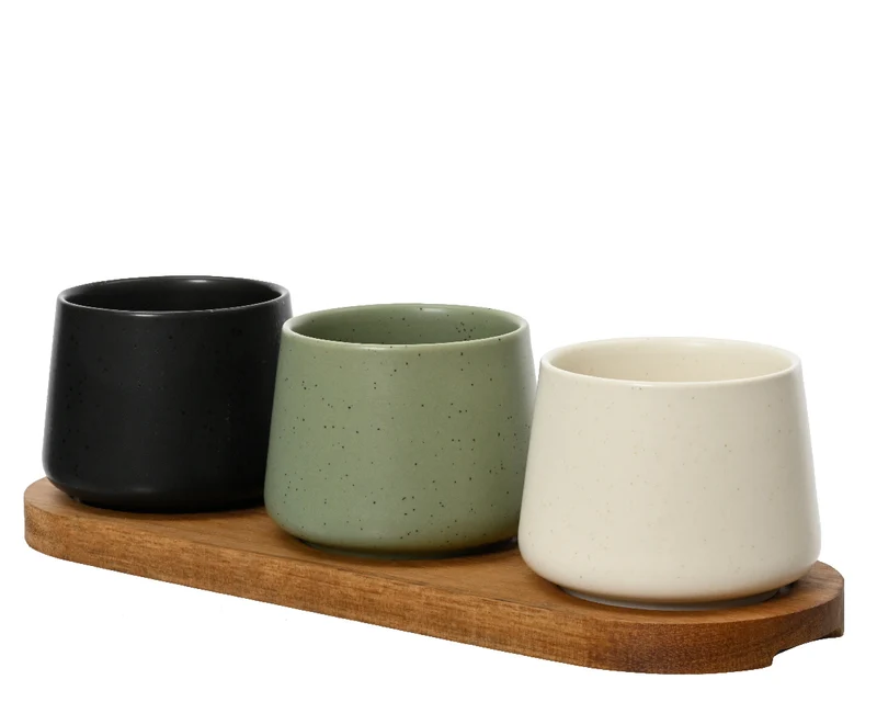 Set tapas in gres multi 30,8x10,5x8,5 cm