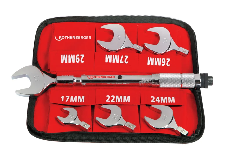 Set chiavi dinamometriche 17-22-24-26-27-29 mm ROTHENBERGER