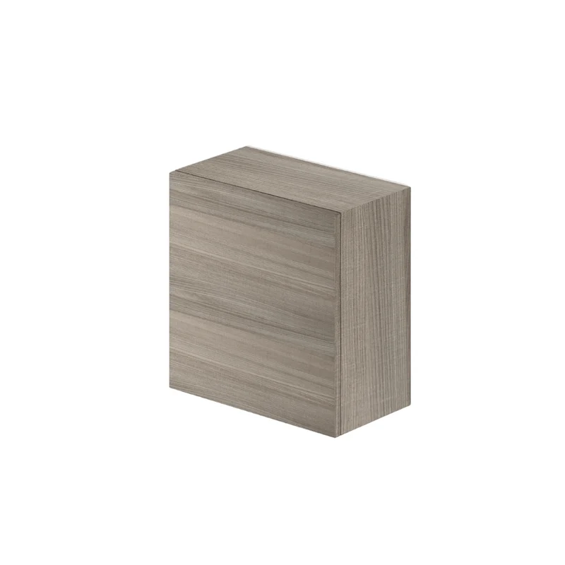 Pensile 4 Vani Con Anta, Colore Olmo, H60x60x30cm