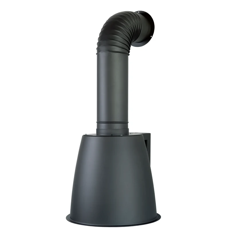 Cappa aspirante URBAN LUX PARETE in acciaio inox brunito cm Ø49