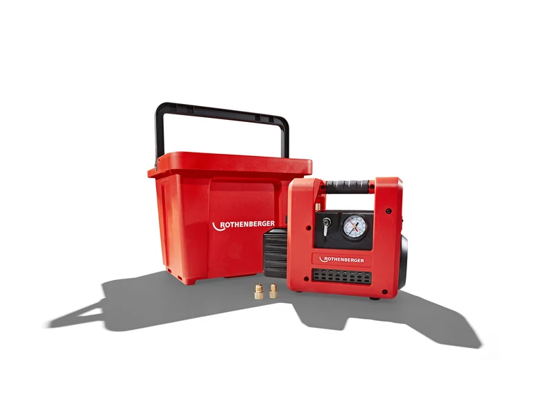 ROAIRVAC R32 1.5, 230V pompa bistadio con ROBUCKET ROTHENBERGER