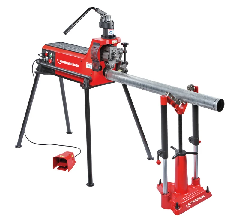 Scanalatrice a rulli da banco, ROGROOVER 1-12", 230 volt, 50 Hz ROTHENBERGER