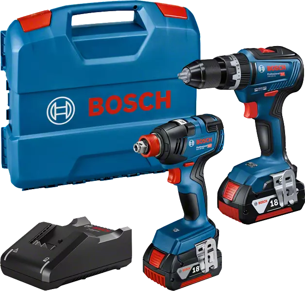 Avvitatore impulsi GDX 18V-200 + avvitatore battente GSB 18V-55 Bosch PROFESSIONAL