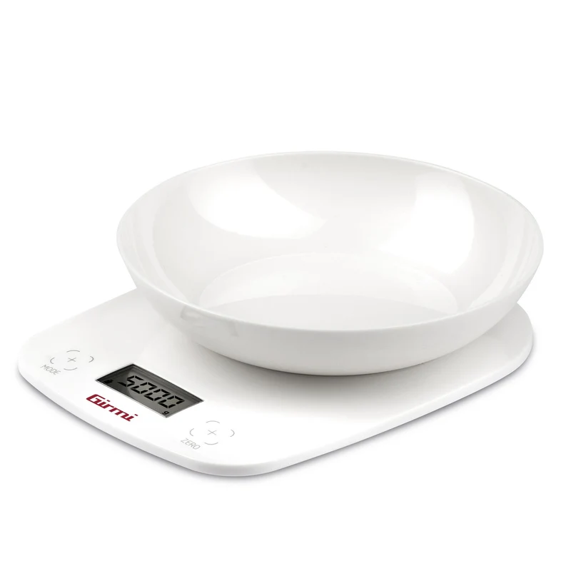 Bilancia da cucina elettronica con ciotola - Misurazione 1 gr / 5 Kg - Display LCD - Dimensioni 18 x 5.5 x 21 cm