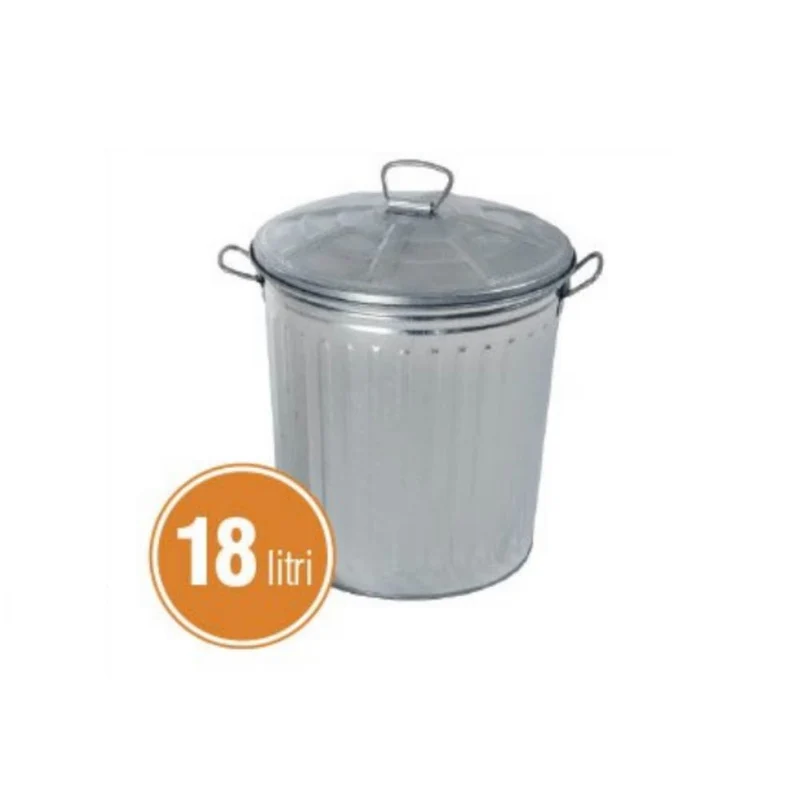 Bidone Zincato 18 Litri