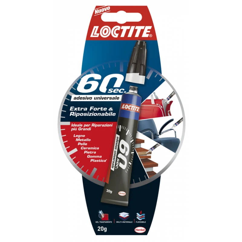 Attak 60 Secondi 20G - Adesivo Universale Monocomponente Rapido e Versatile