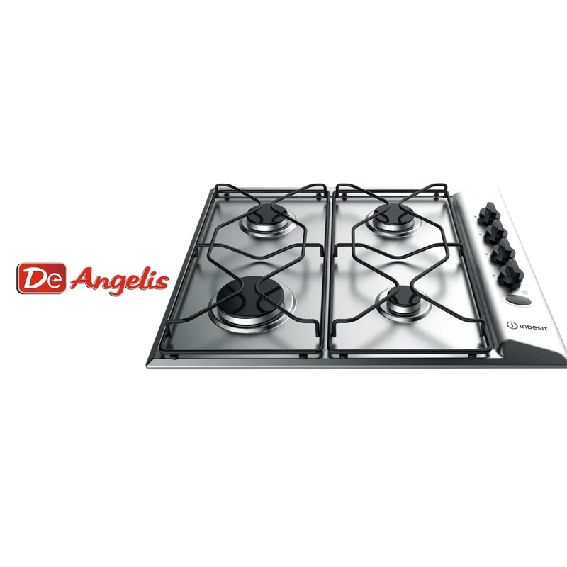 Indesit: Piano Cottura 4 fuochi inox