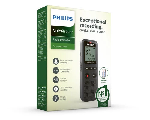 Registratore vocale Philips DVT 1160