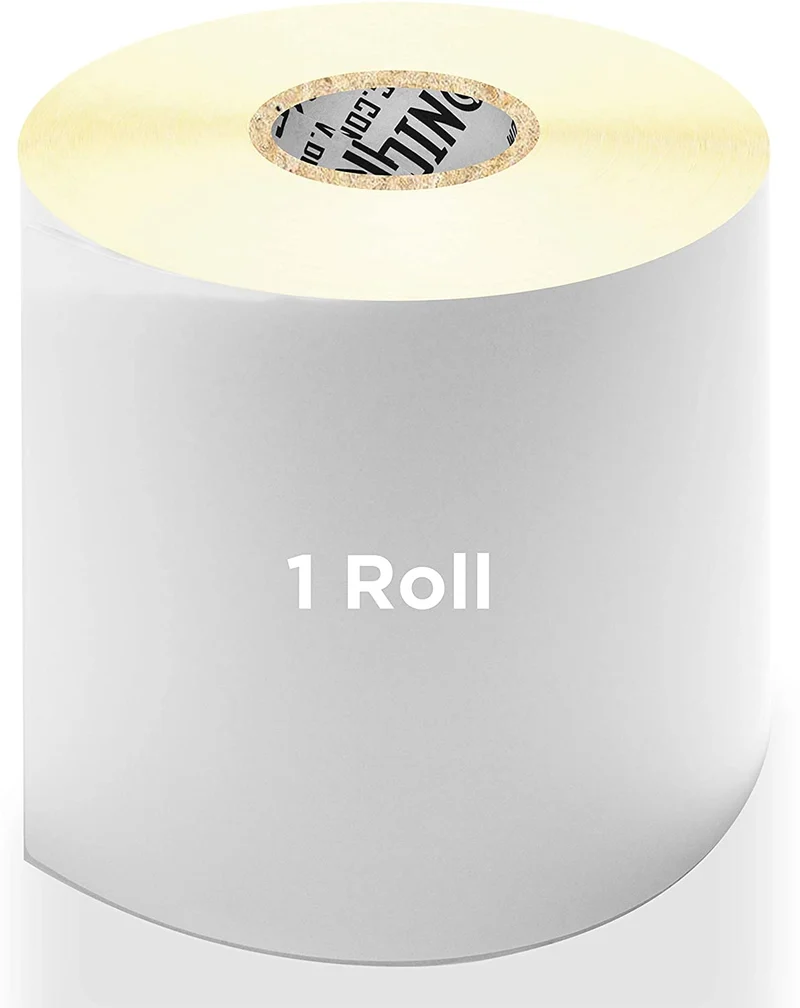 Duronic LL4X6 /1 Etichette adesive per stampante termica  1 rotolo  500 etichette 102 x 152 mm / 6 x 4  adatto per stampanti zebra toshiba citizen  compatibile con tutti i tipi di corrieri
